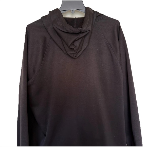 Eddie Bauer Hoodie Mens Large Black Motion FreeDry Full Zip Performance Fleece - Picture 7 of 12